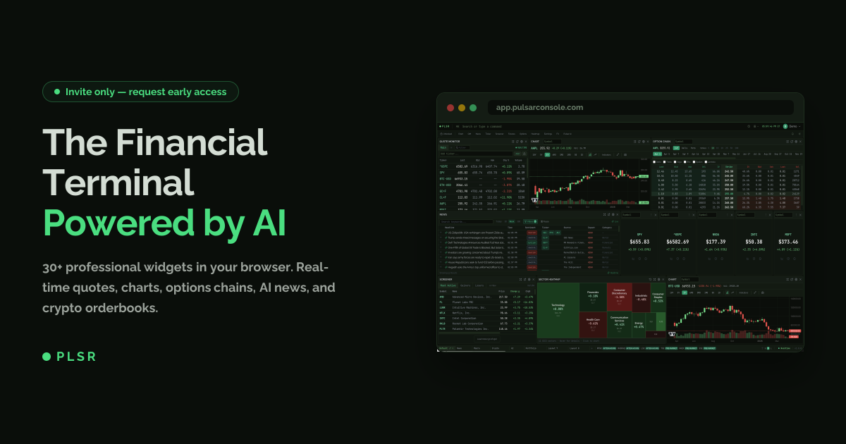 Learn — Financial Terminal Education | Pulsar Console | Pulsar Console