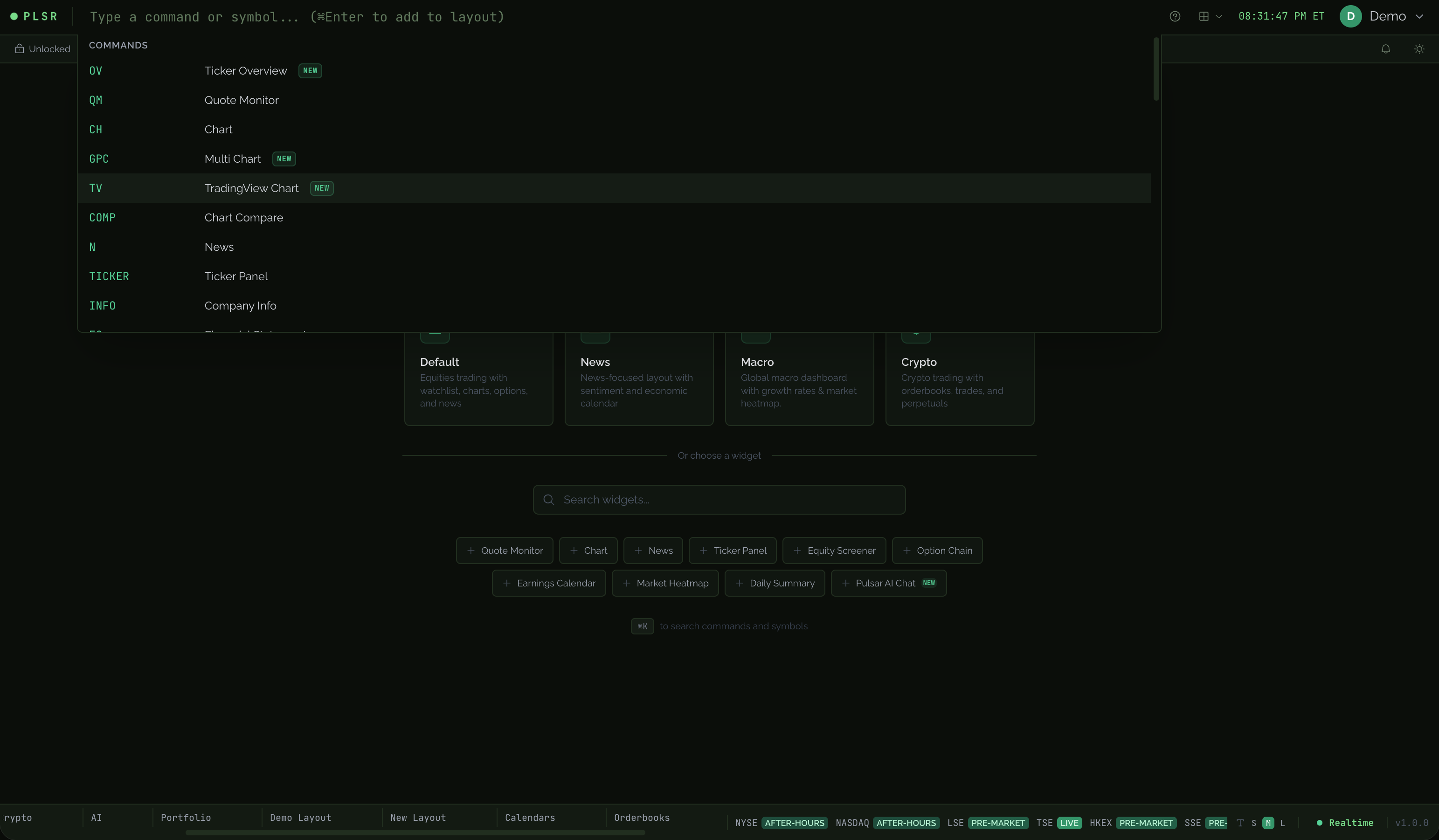 Keyboard-First UX screenshot